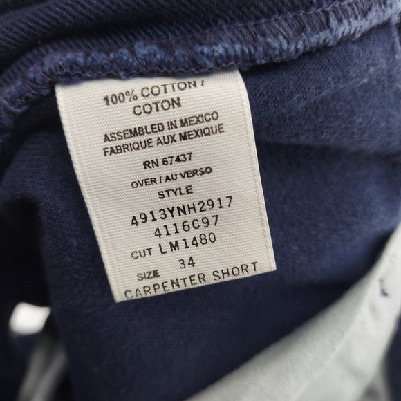 Vintage 90's Ralph Lauren Polo Jeans Co carpenter short size 34 - Picture 10 of 10